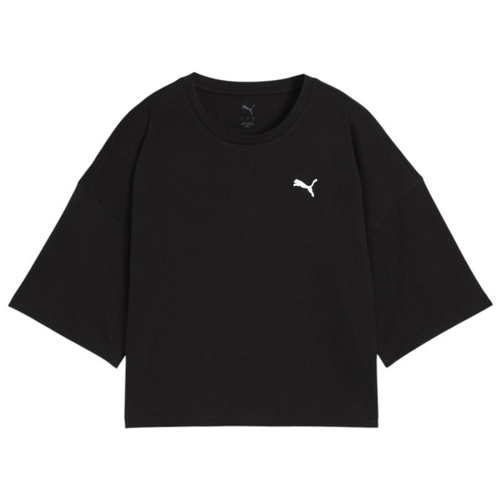 Puma Γυναικεία κοντομάνικη μπλούζα Wardrobe Essentials Oversized Short Tee